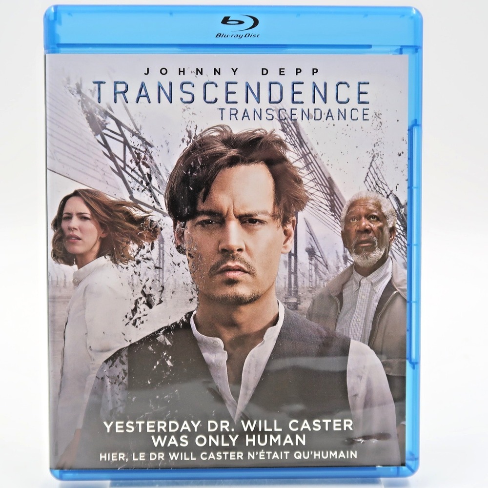 Transcendence Blu-ray 2014 Johnny Depp Sci-Fi Thriller Movie Region A